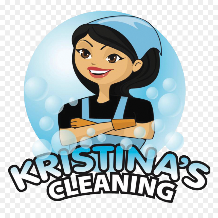 Kristina"s Cleaning Service - Cartoon, HD Png Download - cleaning lady png
