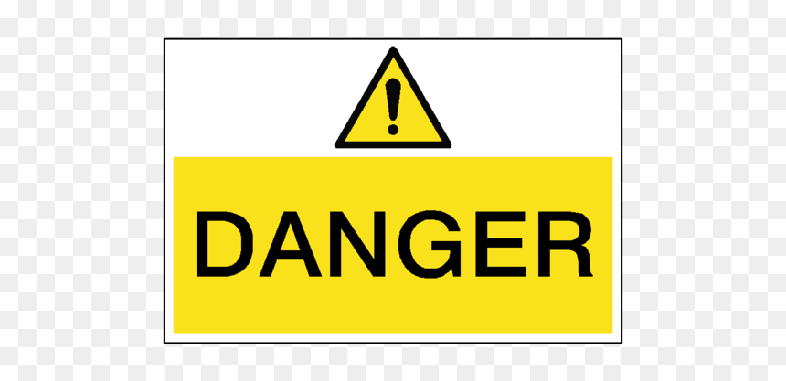 Hazard Sign Images - Kule Vinç Uyari Levhalari, HD Png Download - danger sign png