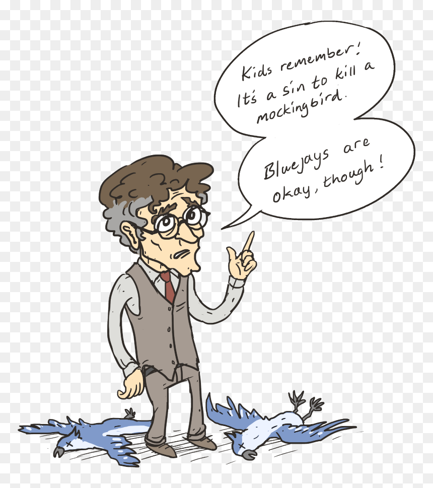 Mockingbird Drawings, HD Png Download - mockingbird png
