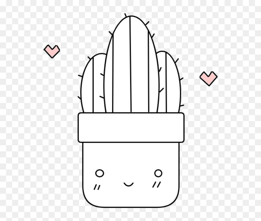 #kawaii #cactus #cute #naturelovers #desert #pastel - 굿 리치 보험 분석, HD Png Download - cute snowman png