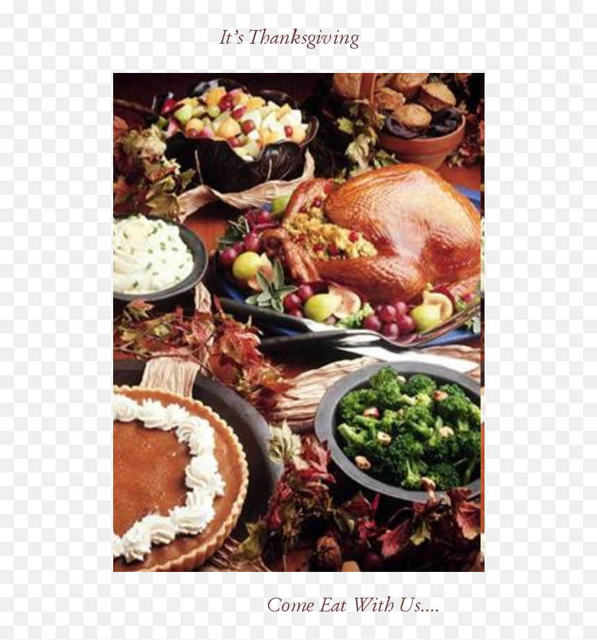 Thanksgiving Dinner Menu, Thanksgiving Blessings, Thanksgiving - Huge Thanksgiving Dinner, HD Png Download - thanksgiving dinner png