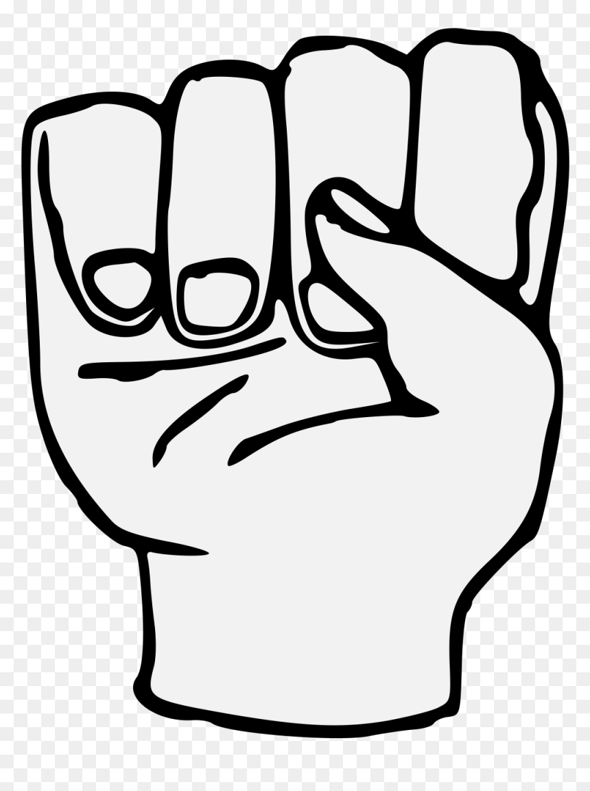 Traceable Fist, HD Png Download - black fist png