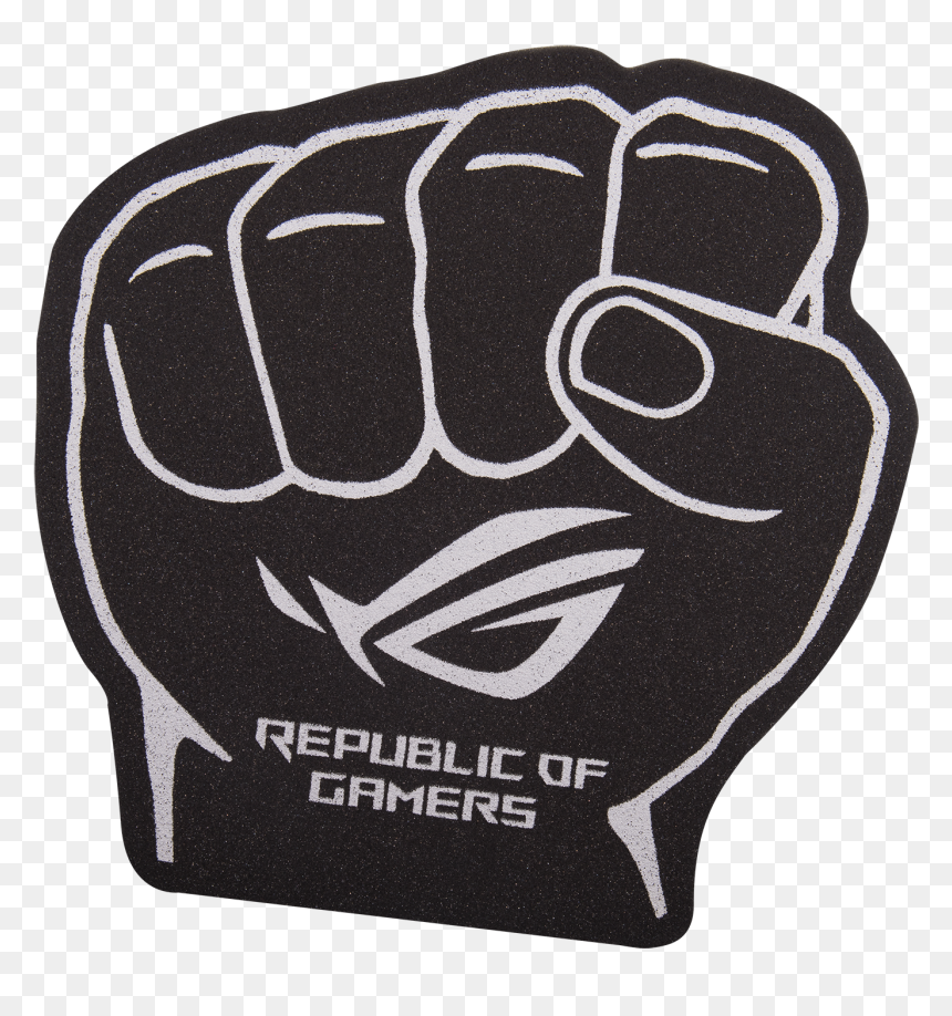 Republic Of Gamers, HD Png Download - black fist png