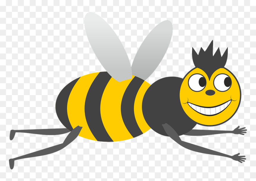 Bees Knees Clipart, HD Png Download - flying bee png