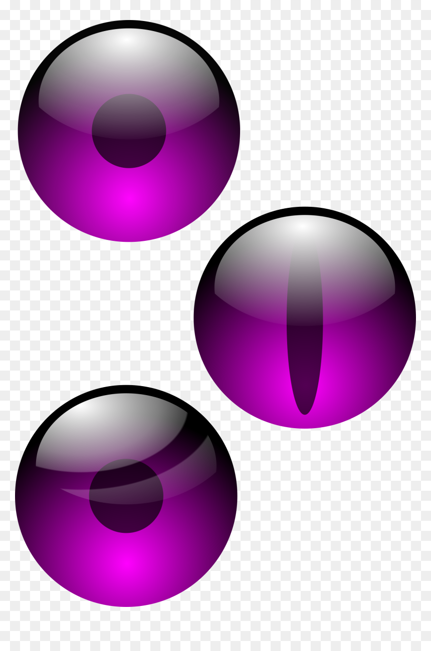 Eyeball Clipart Purple Eye - Clip Art, HD Png Download - eye ball png