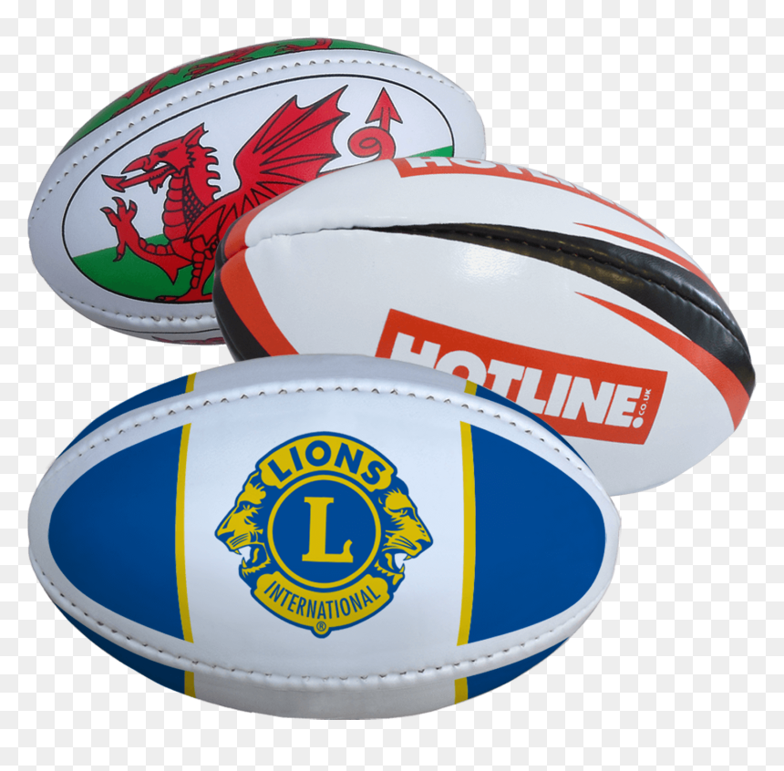 Mini Promotional Rugby Ball - Lions Club International, HD Png Download - rugby ball png