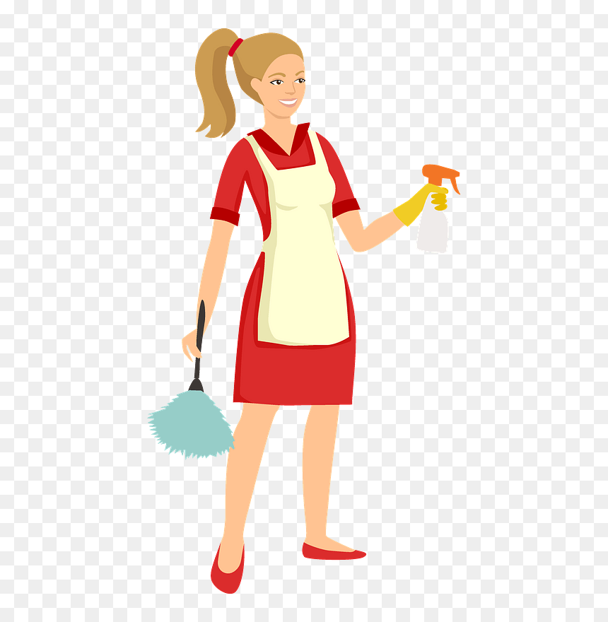 Cleaning Lady Clipart, HD Png Download - cleaning lady png