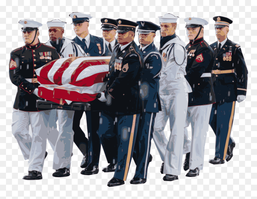 Honour Guard - Military Officer, HD Png Download - dead person png