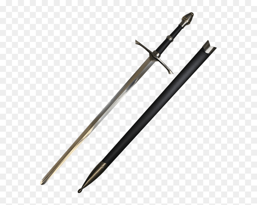Zweihander Scabbard, HD Png Download - medieval knight png