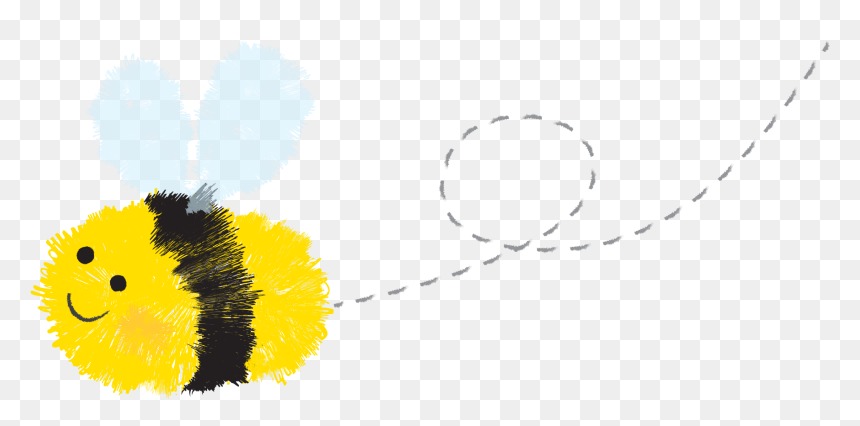 Flying Bee - Honeybee, HD Png Download - flying bee png
