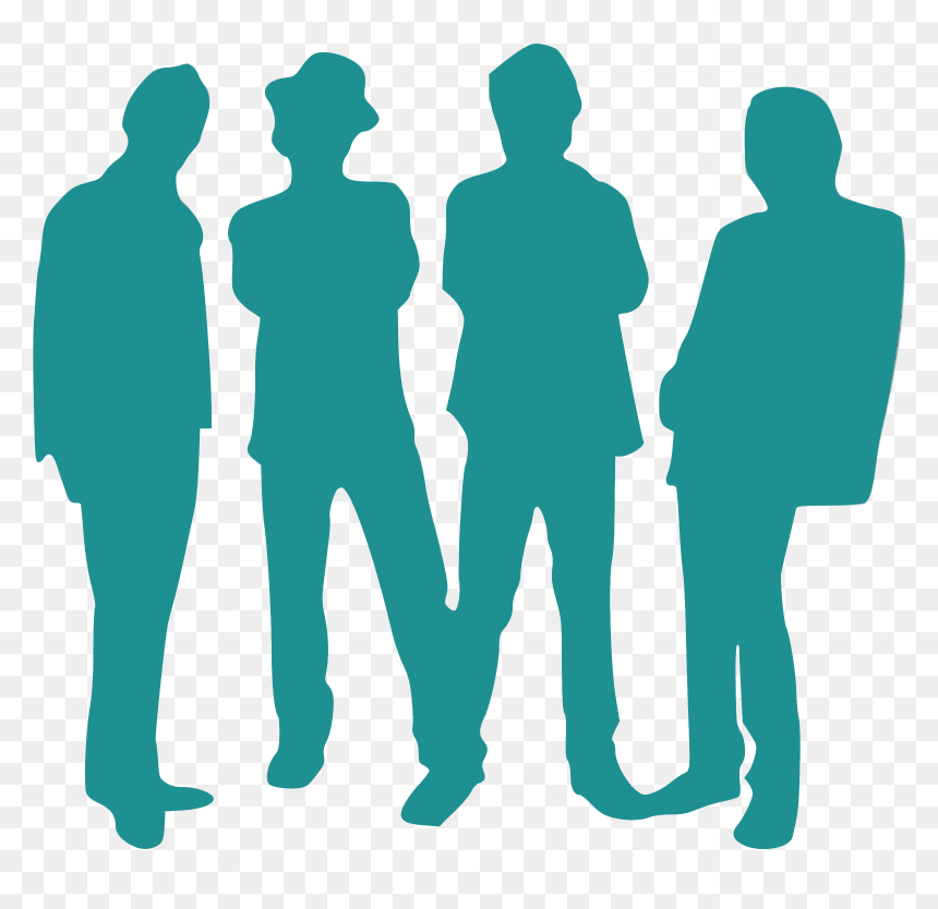 Silhouette Groupe 03 Clip Arts - Rolling Stone Band Png, Transparent Png - group silhouette png