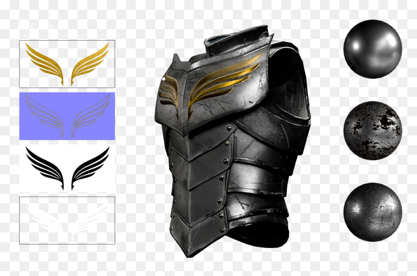 Appearance Texture Editor - Breastplate, HD Png Download - medieval knight png