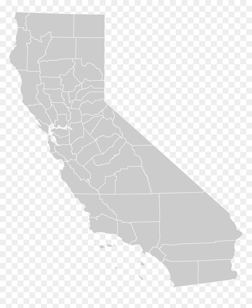 2020 California Republican Primary, HD Png Download - california outline png