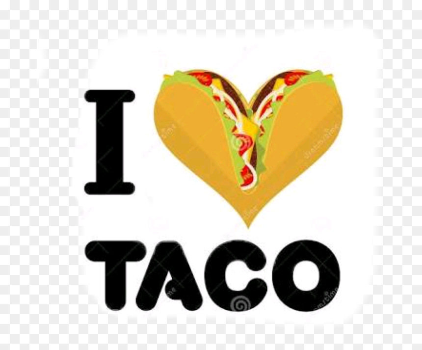 Heart Taco Clipart , Png Download - Clip Art I Love Taco, Transparent Png - taco clipart png