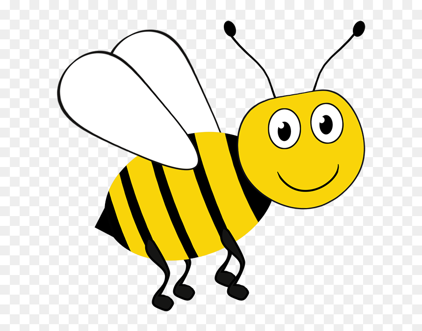 Bee Drawing Clipart - Honeybee, HD Png Download - flying bee png