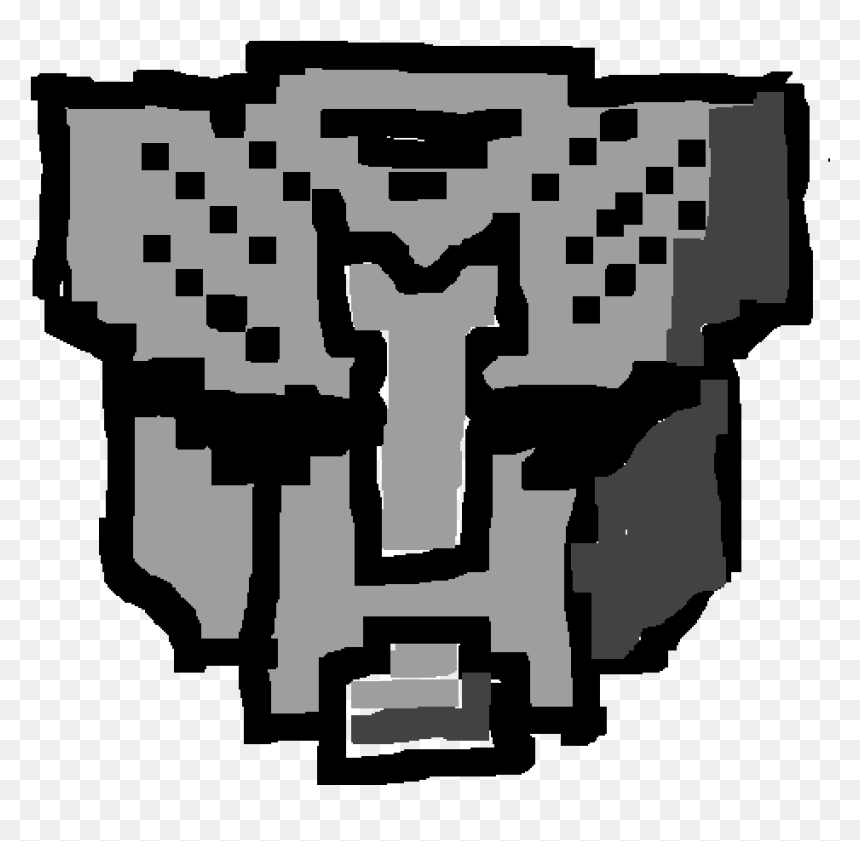 Pixel Art Transformers Optimus Prime, Png Download - Optimus Prime Pixel Art, Transparent Png - autobot symbol png