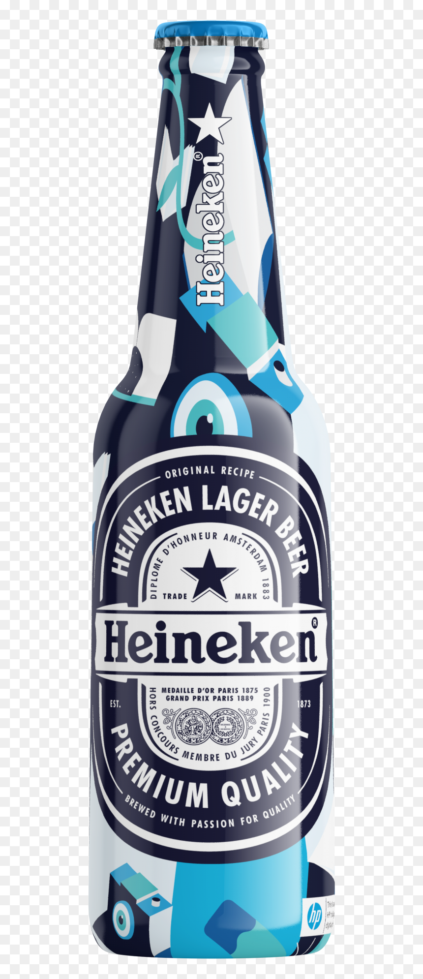 Hp Heineken Bottle - Beer Bottle, HD Png Download - heineken png