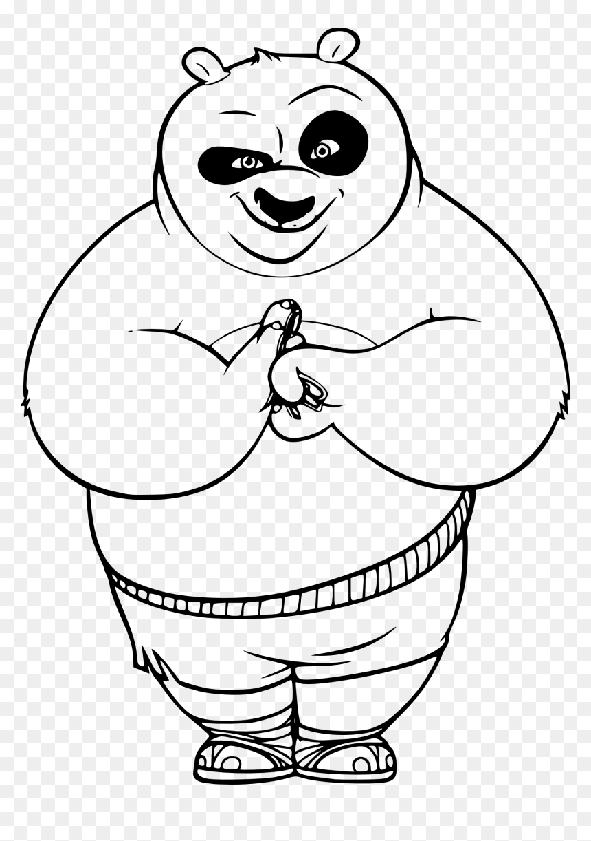 Kung Fu Panda Team Sketch - Kung Fu Panda Sketch, HD Png Download - kung fu panda png