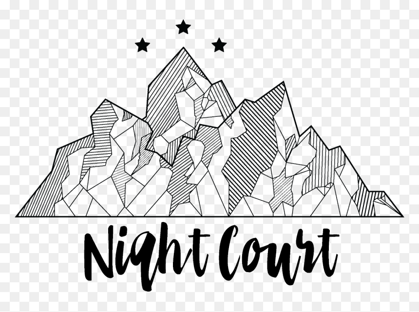 Night Court Mountain Vector - Night Court Mountains, HD Png Download - mountain vector png