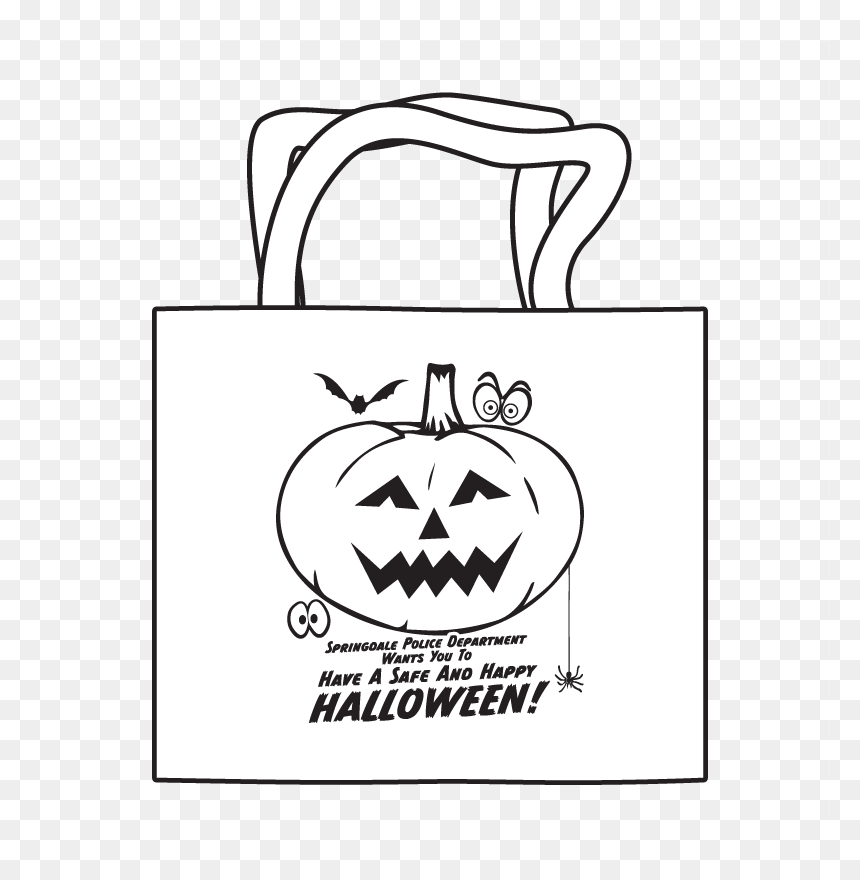 Coloring Book, HD Png Download - jack o'lantern png