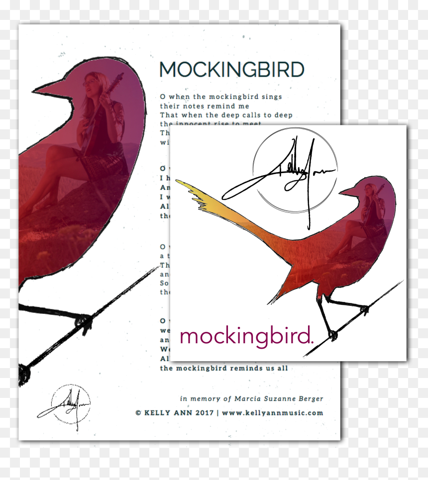 Mockingbird By Kelly Ann - Parrot, HD Png Download - mockingbird png