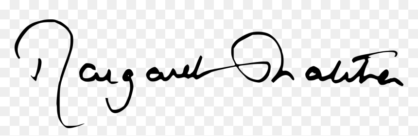 Trump Signature Png - Margaret Thatcher Signature Transparent, Png Download - donald trump signature png