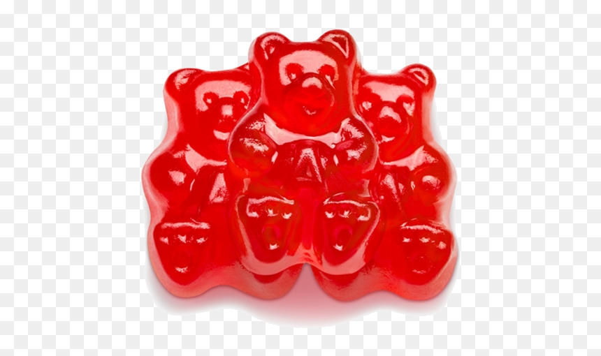 Red Bear Clipart Transparent Download Gummy Bear Clipart - Red Cinnamon Bear Candy, HD Png Download - gummy bears png