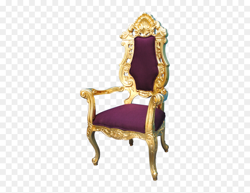 Crown Chair, HD Png Download - king chair png