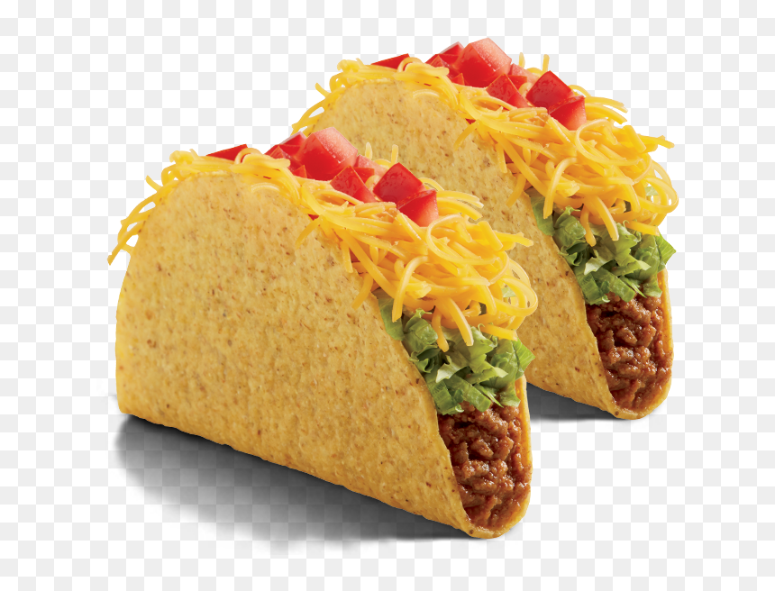 Free Download Taco Clipart Taco Bell Mexican Cuisine - Transparent Taco Bell Taco, HD Png Download - taco clipart png