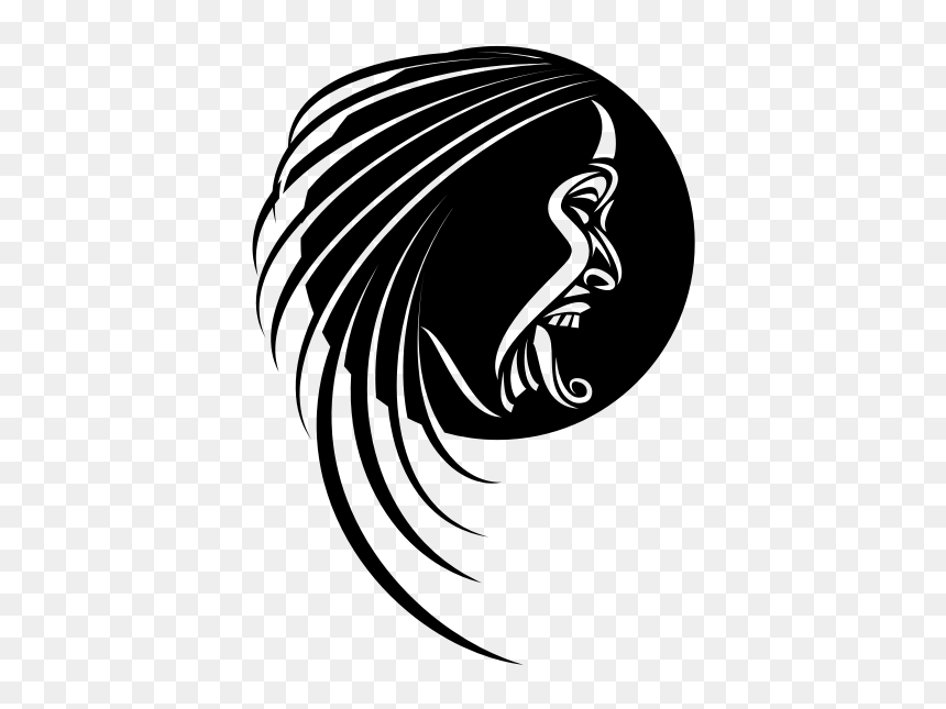 Illustration, HD Png Download - face silhouette png
