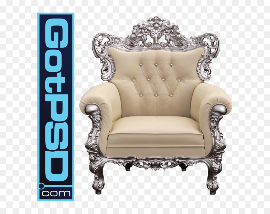Mixtape Cover Psd Chair, HD Png Download - king chair png