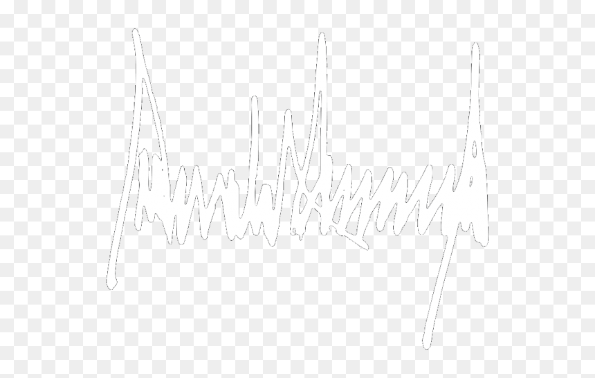 Calligraphy, HD Png Download - donald trump signature png