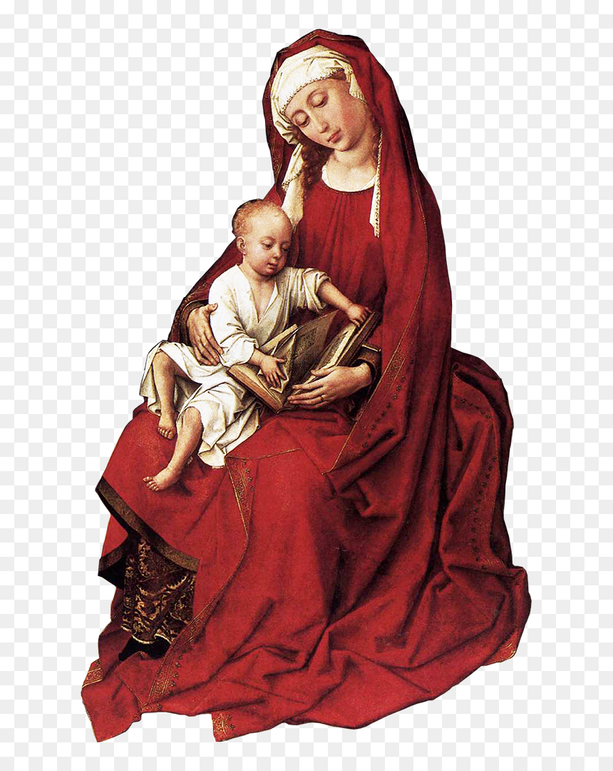 Rogier Van Der Weyden And The Virgin Mary - Rogier Van Der Weyden Madonna, HD Png Download - virgin mary png