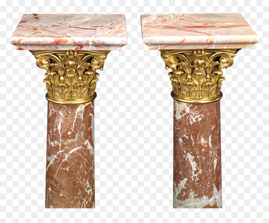 Gold Pedestal Png Transparent, Png Download - Sculpture, Png Download - pedestal png