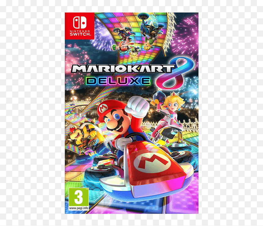 Nintendo Switch Mario Kart, HD Png Download - mario kart 8 png