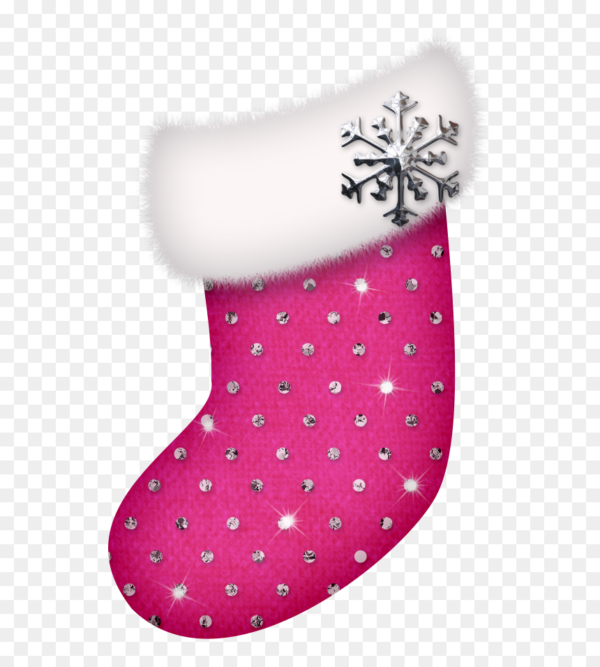 ‿✿⁀stockings‿✿⁀ Christmas Bedroom, Christmas Hat, Christmas - Pink Christmas Stocking Clipart, HD Png Download - christmas stockings png
