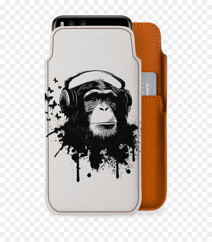 Dailyobjects Monkey Business Real Leather Wallet Case, HD Png Download - real monkey png