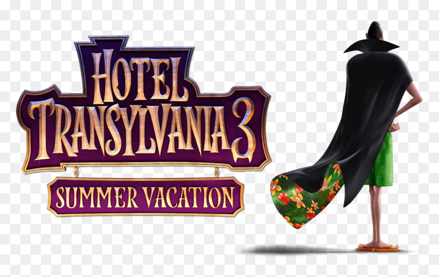 Hotel Transylvania 3 Movie Name And Dracula Standing - Hotel Transylvania 3 Png, Transparent Png - vacation png