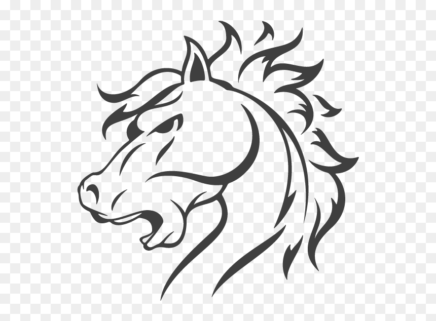 Horse Logo Illustration - Horse Logo Png, Transparent Png - horse logo png