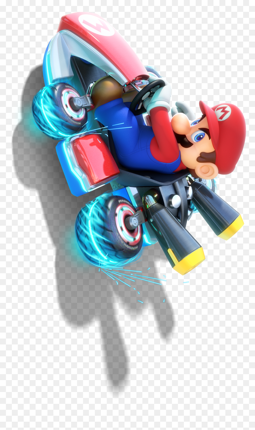 Roommates Mario Kart 8 Peel And Stick Giant Wall Decals - Mario Kart 8 Deluxe Super Mario, HD Png Download - mario kart 8 png