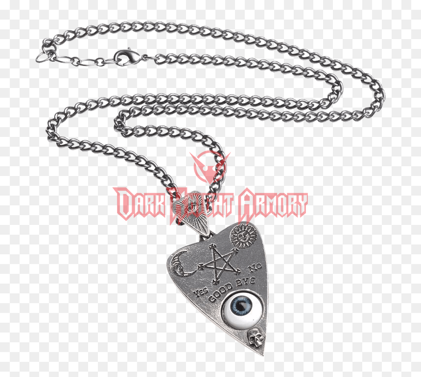 Alchemy Planchette Pendant Eye Ouija Board Necklace - Necklace, HD Png Download - ouija board png