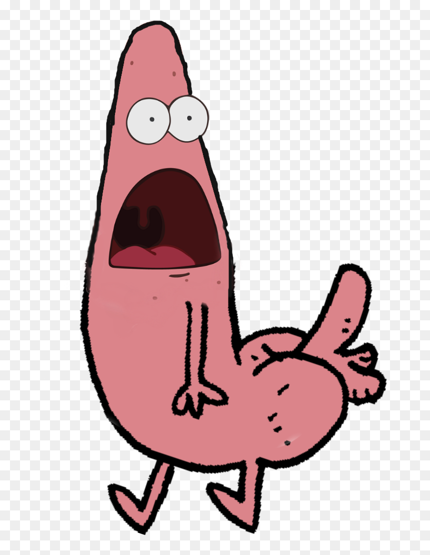 Dick With Transparent Background, HD Png Download - surprised patrick png