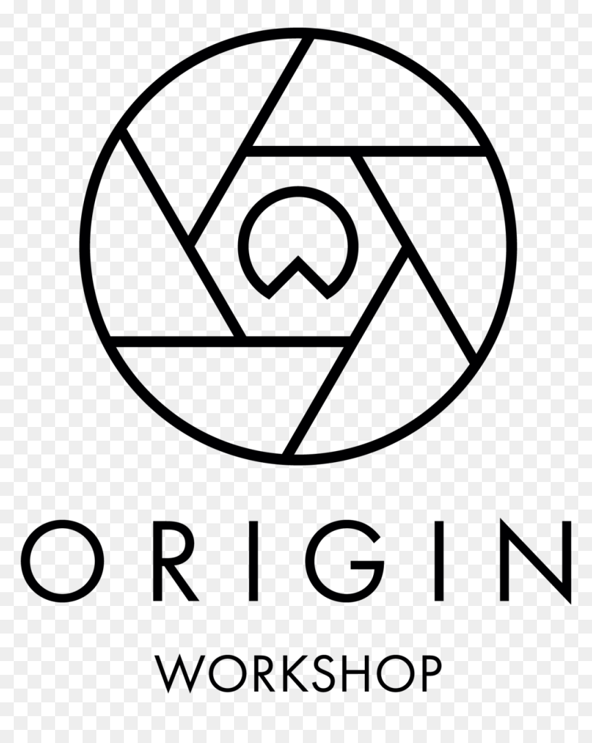 Origin Workshop Logo - Clipart Camera Lens Drawing, HD Png Download - camera shutter png