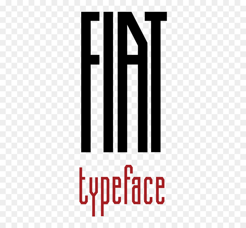 Typography, HD Png Download - fiat logo png