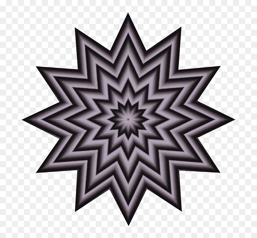 Star Pattern Drawing - Logo Pemudi Persatuan Islam, HD Png Download - black stars png