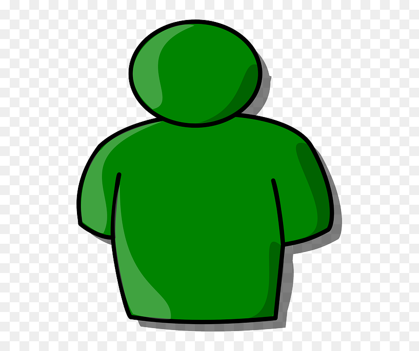 Head, Green, Icon, Outline, Symbol, People, Man, Person - Person Symbol, HD Png Download - person outline png