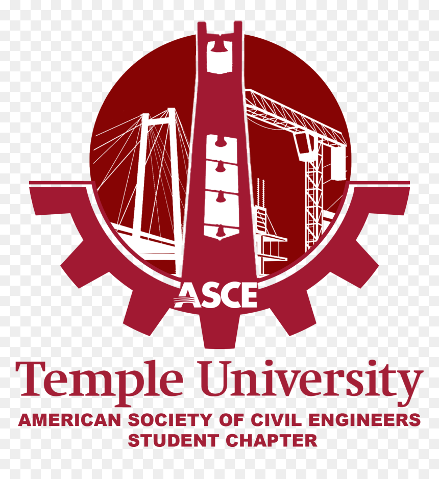 American Society Of Civil Engineers, HD Png Download - temple university logo png