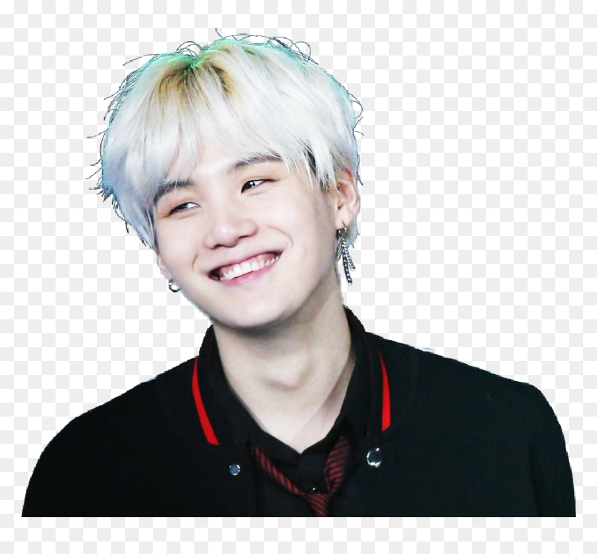 Suga Yoongi Agustd Smile Cute Sticker Feetoedit Png - Name The Non Metal Which Is Liquid, Transparent Png - yoongi png