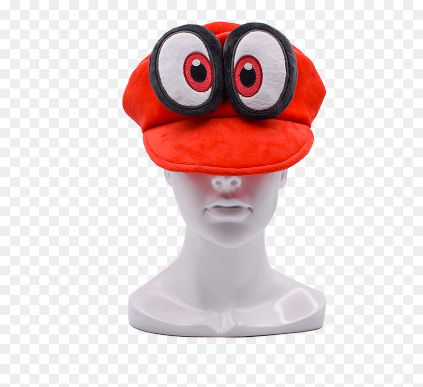 Anime Super Mario Cosplay Big Eye Odyssey Cappy Red - Stuffed Toy, HD Png Download - cappy png