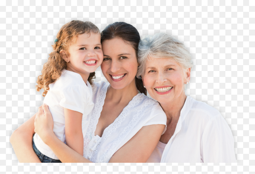Mother And Grandmother Png, Transparent Png - dentist png